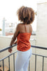 Silky Satin Cami In Cayenne
