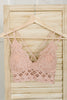 Lacey and Layered Bralette in Misty Rose