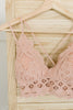 Lacey and Layered Bralette in Misty Rose