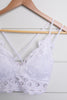 Lacey and Layered Bralette in White