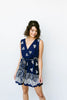 Triple Threat Mini Dress In Navy
