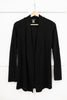 Sienna Sweater Knit Cardigan in Black