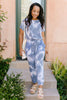 Tie Dye Blues Jumpsuit