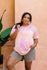 Orange Sherbet Tie Dye Top