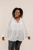 Swiss Dots All Around Peasant Blouse