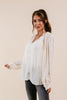 Swiss Dots All Around Peasant Blouse