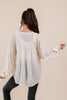 Swiss Dots All Around Peasant Blouse