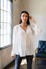Swiss Dots All Around Peasant Blouse