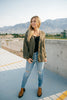 Buttoned Up Babe Sweater