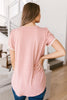 Laced Up & Sophisticated Blouse in Blush