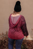 A Cozy Hooded Top in Blackberry