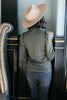A Little Puff In Your Sleeve in Olive