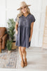 A Wish Your Heart Makes Dress in Charcoal