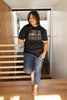 Always Love Graphic Tee in Black