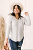 Amira Textured Top in Gray