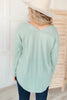 Amira Textured Top in Mint