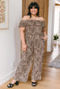 Animal Print Jumpsuit