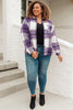 Aspen Shacket in Violet