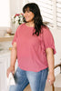 Audrey Top In Dusty Rose