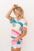 Aurora Striped V-Neck