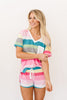 Aurora Striped V-Neck