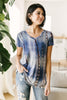 Bamboo Blues Tie Dye Top