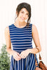 Beach Day Dress In Navy