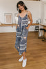 Boho Navy Floral Jumpsuit