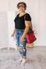 Boyfriend Fit Bodysuit in Black