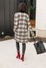 Business Casual Cardigan in Plaid