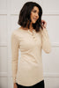 By The Fireplace Thermal Top in Oatmeal