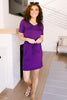 Cute Comfort Dress In Purple