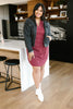 Casually Dressed Up Dress in Burgundy