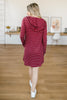 Casually Dressed Up Dress in Burgundy
