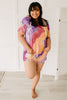 Cheer Me Up Tie Dye Shorts In Orange