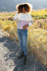 Color Block Top in Lavender
