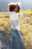 Color Block Top in Lavender