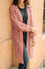 Choose Me Chunky Cardigan in Rose