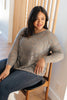 Eden Sheer Top in Gray
