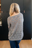 Eden Sheer Top in Gray