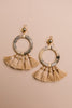 Circle Fringe Earrings