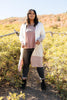 Clarissa Striped Cardigan in Mocha