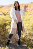 Clarissa Striped Cardigan in Mocha