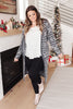 DOORBUSTER Classic and Cozy Knit Cardigan in Lake Blue