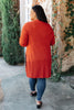 Coastal Town Cardigan in Dark Coral