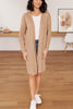 Coastal Town Cardigan in Khaki