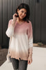 Color Melt Sweater in Mauve