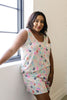 Confetti Leopard Print Shorts In Taupe