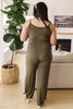 Cool Breeze Jumpsuit In Olive