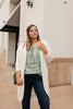 Cozy Chenille Cardi In Ivory